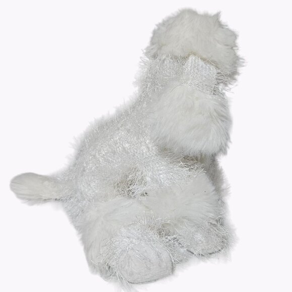 Ganz Webkinz White Poodle 9 in Plush Dog Shaggy Stuffed Animal Toy NO CODE HM014 - Picture 2 of 9